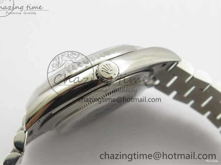 MiroTime 0307 Neat Day-Date 40mm 228239 BP New Dial Version 904 SS RG Stick Markers Dial on SS President Bracelet A 2819